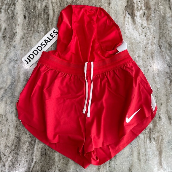 Nike Pro Elite 2" Made In USA Racing Running Shorts Red AO8147-657 Men’s Large - Picture 5 of 8